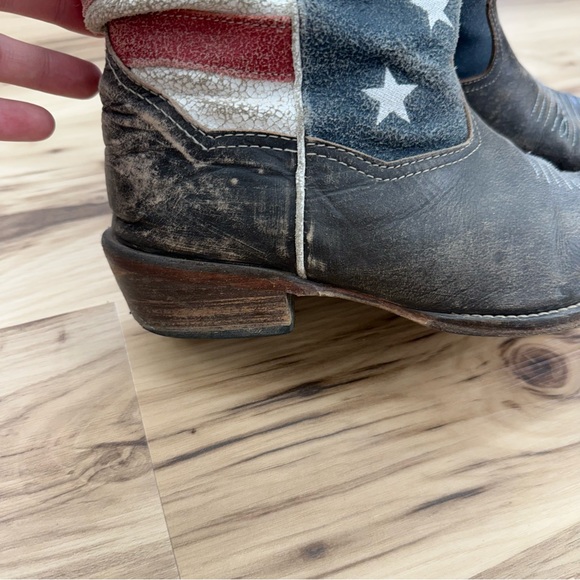 Roper American Flag Pointed Toe Cowboy Boots - Picture 4 of 10